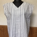 浴衣反物リメイク＊フレンチ袖ブラウス