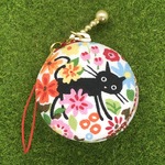 黒猫ちゃんのマカロンポーチ☆４ｃｍ