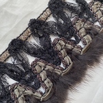 【50㎝から】FC-0399 ミンク　ブレード　フリンジ　フリンジレース　レース　レースリボン　lace ribbon handmade madeinJapan