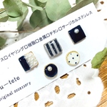 ✨新作レジン✨組み合わせ自由なシンプルセット💕　レジンイヤリング＊レジンピアス＊    　普段使い　レジンレジンピアス　レジンイヤリング　春　ミントグリーン　