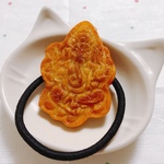 ☆送料無料☆ ガネーシャクッキー風ヘアゴム