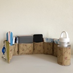 ポケットインバック　キーリール付きorganizer オーガナイザー
