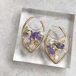 wave hoop・gold ピアス