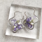 wave hoop・silver ピアス