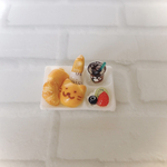 ミニチュア ねこパンモーニングプレート A