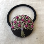 素敵なあなたへ花束を  刺繍ヘアゴム/ブローチへ変更可能