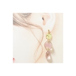 '紫' ピアス/イヤリング