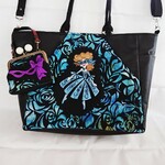 ロラライハリス(刺繍)♡ショルダートートバッグ＆小銭入れ セット