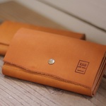 革の長財布 Long WALLET / Naturalcut / Camel