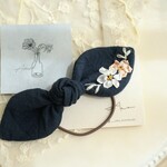 リボンヘアゴム お花