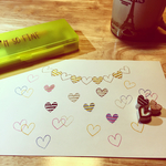 ボーダーハート♡