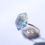 glass quartz (short) にじ リング
