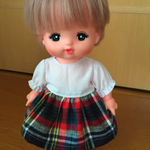 メルちゃん  チェックワンピース(1)