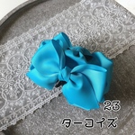 ふわり♡リボン♡バンスクリップアクセサリー⭐️23.ターコイズ