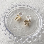 silver925 flower 2way pierce