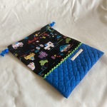 【k様オーダー品】両方から紐を引く巾着★色んな乗り物