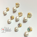 ビジュー×コットンパール♡pierce・earring