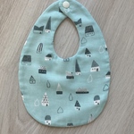 ハンドメイド スタイ　卵型　　シンプル　北欧柄