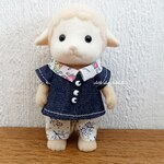 SALE 送料無料 シルバニア 服 ❁⃘*.ﾟ大人サイズのシャツとパンツ❁⃘*.ﾟ