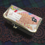 コラージュ風  がま口BOX