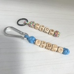 【受注製作】アウトドアコード　お名前キーホルダー　ネームキーホルダー