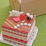【メッセージお入れします♪】チョコレートケーキみたいな ギフトBOX