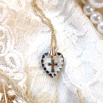 インタリオ 十字架ペンダント ドイツヴィンテージ