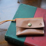 ◇ mini オイルキャメル＊ こもの入れ ◇アクセポーチ