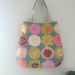 【new】縦長ぽってりお買い物バッグ＊北欧のまぁるいお花