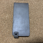 レザー　縦型　スライド　手帳型　スマホケース