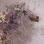 ”大きな柏葉紫陽花”ドライフラワースワッグ
