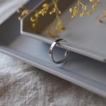 トゥリング  シルバー　幅約2mm