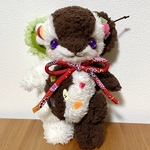 リュヌ様専用ページ あんみつちゃん クリームあんみつ 和風 ぬいぐるみ テディベア
