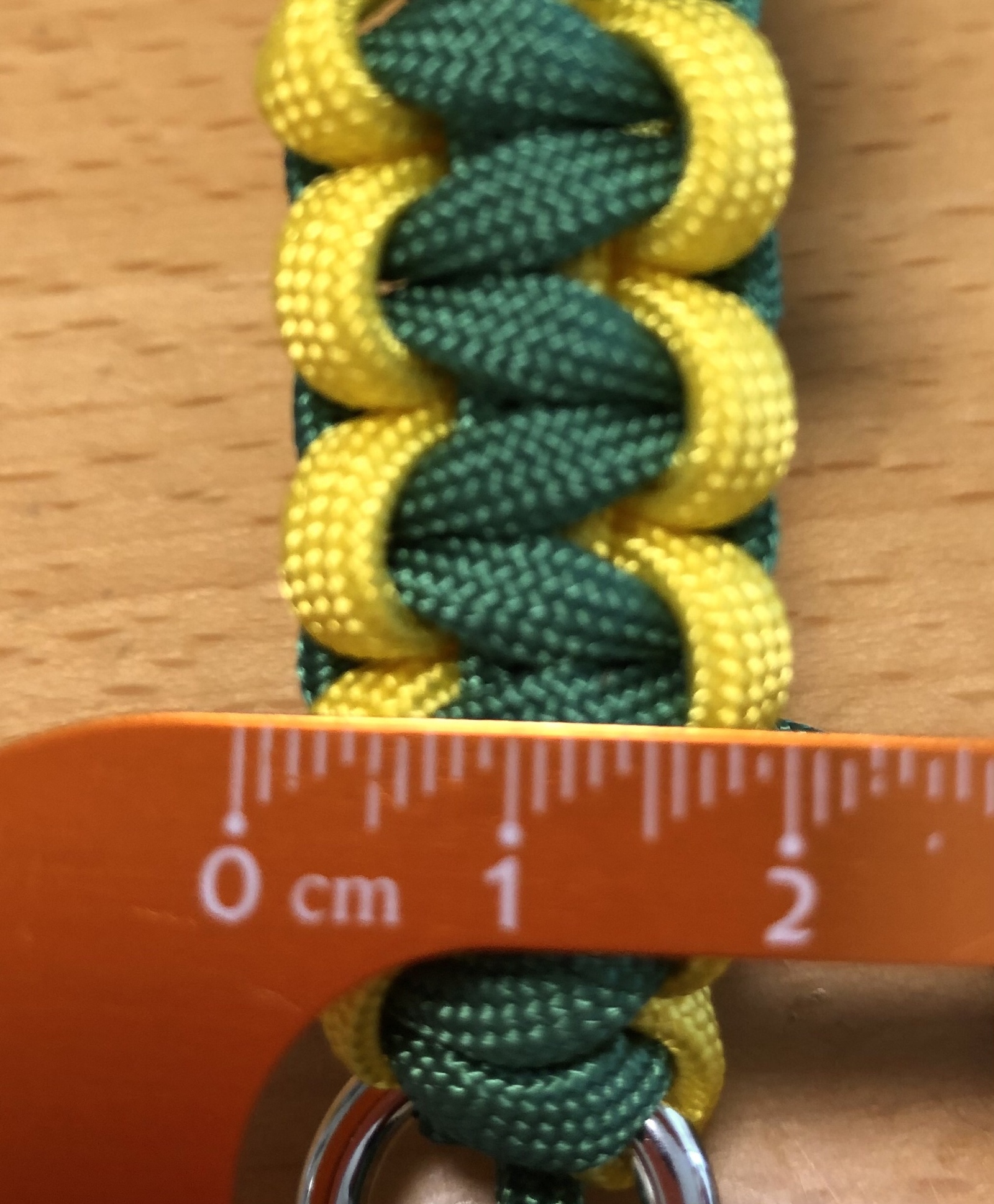 26-32cm パラコードのハーフチョーク首輪（ひまわり） - CHIZU-MOTO'S