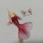金魚素体 赤クリア/ホワイティ #ねんどろ  サイズ