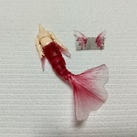 金魚素体 赤クリア/ホワイティ #オビツ11 +(1)サイズ