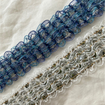 【50㎝から】FC-0393 FC-0394 ブレード　レース　レースリボン　オーガンジー　ストレッチ入り　lace ribbon handmade madeinJapan