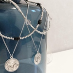 coin beads necklace