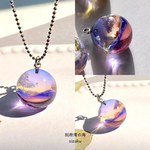  14㎜　別府湾の海　雲レジン ペンダント  