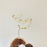 にっこり☺︎love ケーキトッパー♡