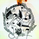 切り絵　森のパン屋さん