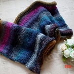 ☆彡野呂英作の段染め毛糸”シルクガーデン・ファイン” のCowl Neck Warmer 