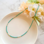 ＊ターコイズブルーのチョーカー