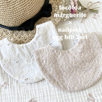 "marguerite × nailpink"egg bib 2set