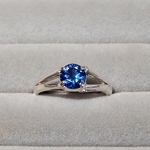 サファイア×シルバーリング　