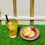 レモンティーとパンケーキセット