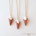 【夏季限定】ソフトクリームのネックレス