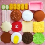 フェルトおままごと、ハンバーガーセット♪