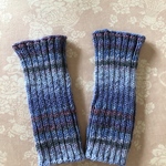 opal毛糸＊cotton＊海の青いクジラ🧶夏にもハンドウォーマー＊送料無料