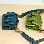 革細工　スナップマイクロかばん　調整紐　一つ　micro  bag.